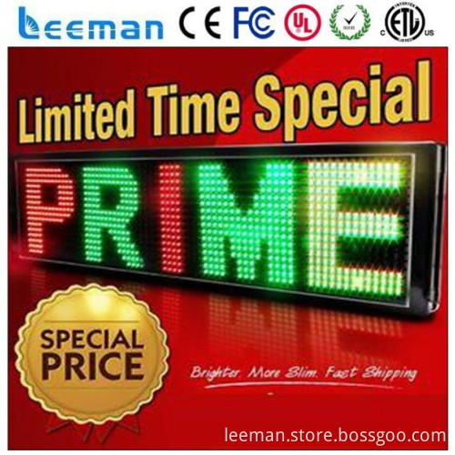 pixel pitch 10mm,8mm,6mm smd ,dip hot sell outdoor programmable led message display panel board